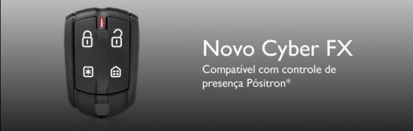 NOVO CYBER FX   Compatível com controle de presença Pótron*